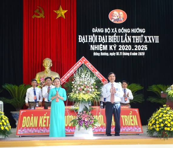 Đại hội đại biểu Đảng bộ xã Đồng Hướng lần thứ XXVII, nhiệm kỳ 2020 – 2025